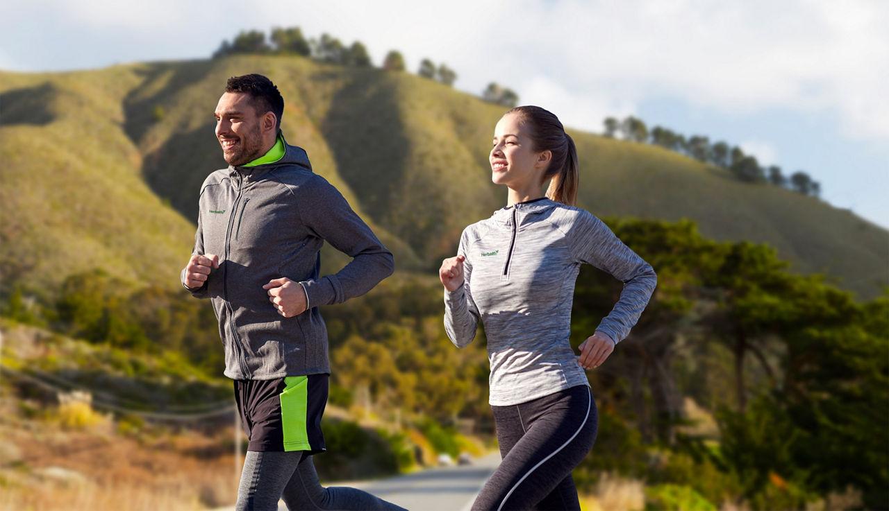 couple running