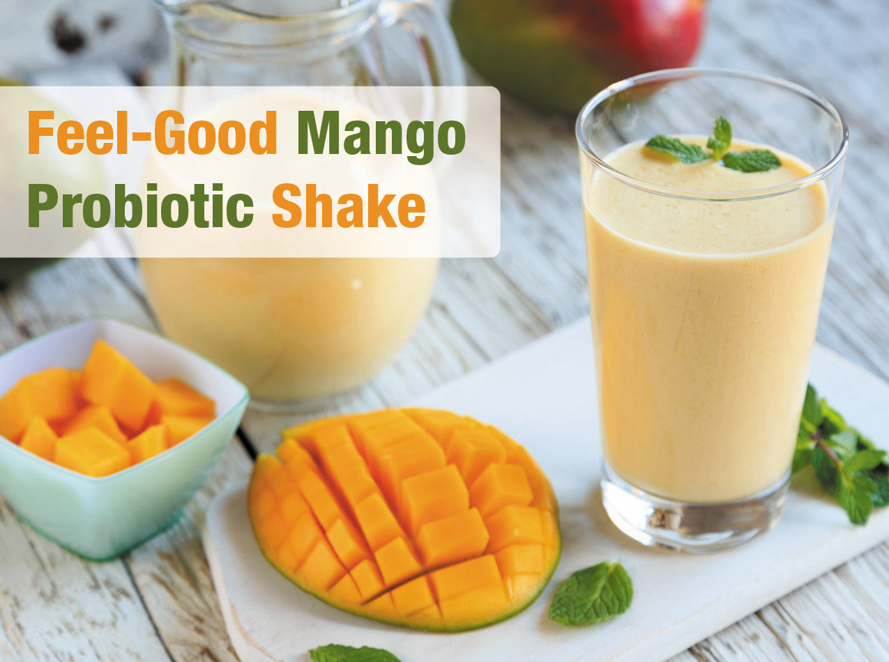 Feel-Good Mango Probiotic Shake