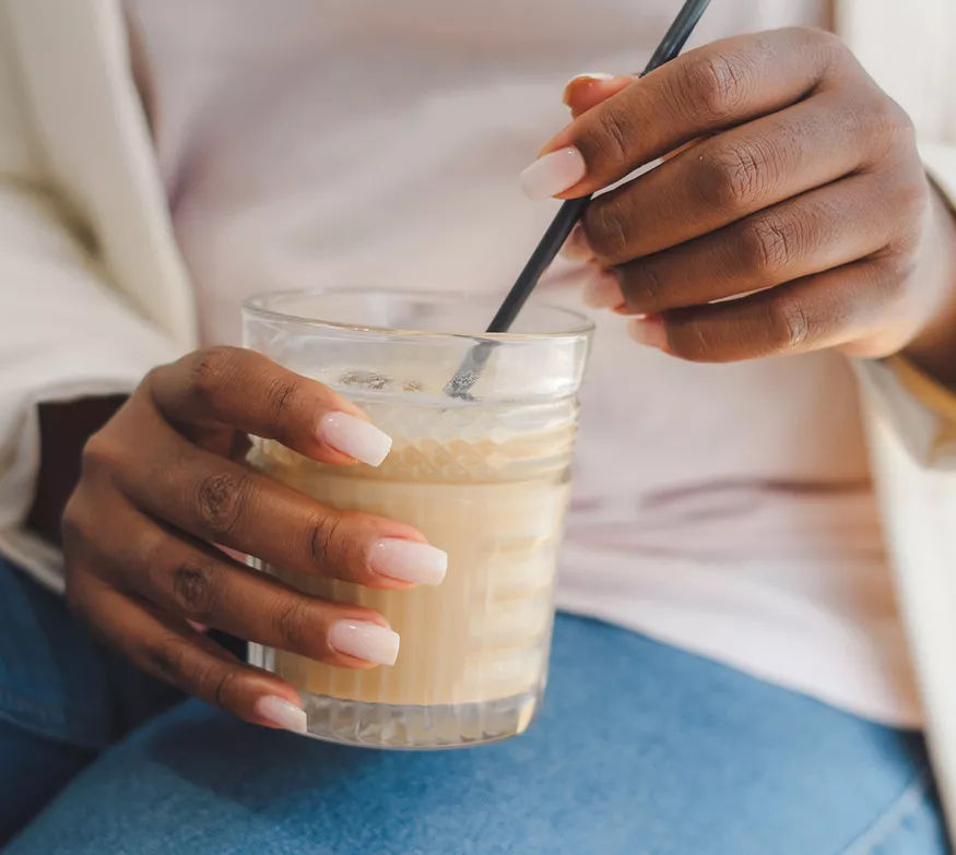 Woman Holding Shake